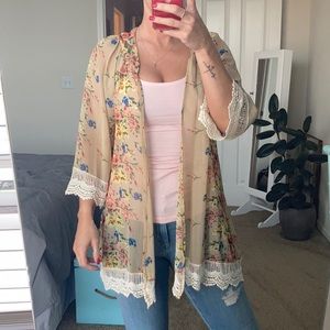 Floral Kimono